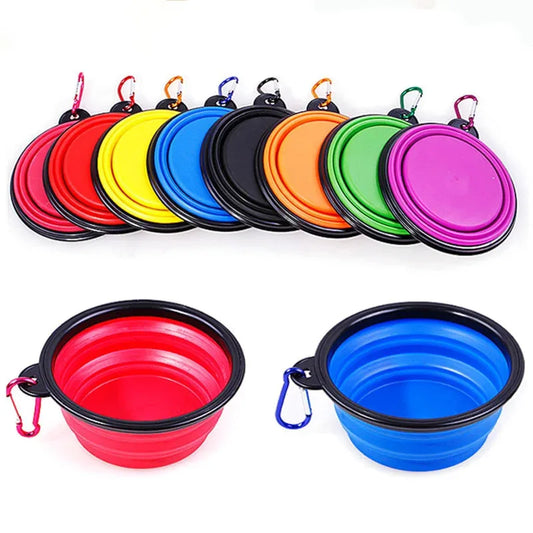 350ml Collapsible Pet Silicone Bowl